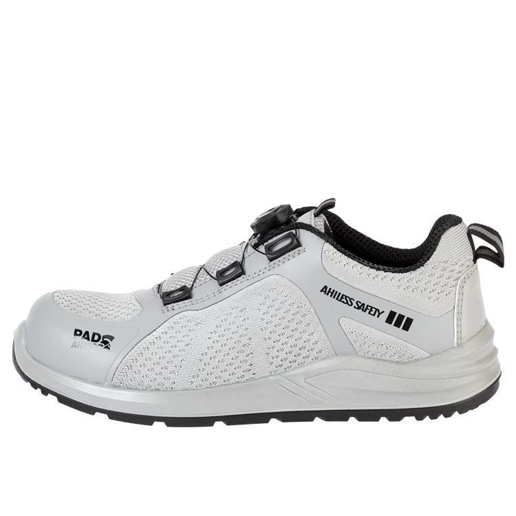 Полуботинки Капер с системой быстрой шнуровки, цв. светло-серый, КП, ПУ/ПУ