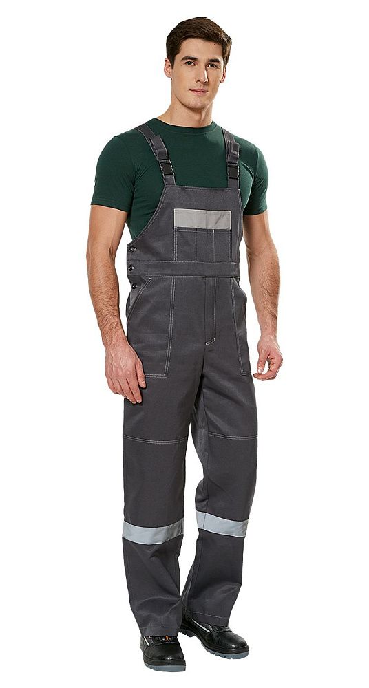 Костюм мужской рабочий летний Тимбер серый с ПК