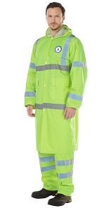 Плащ влагозащитный с СОП "Triton extra" лимонного цвета 