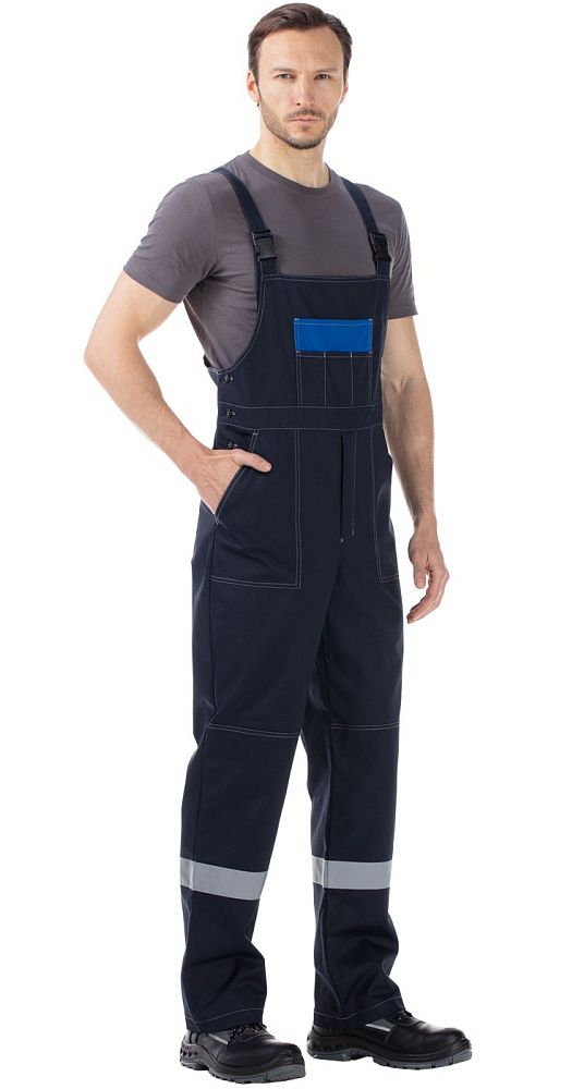 Костюм мужской рабочий Тимбер РФ синий-василек с ПК
